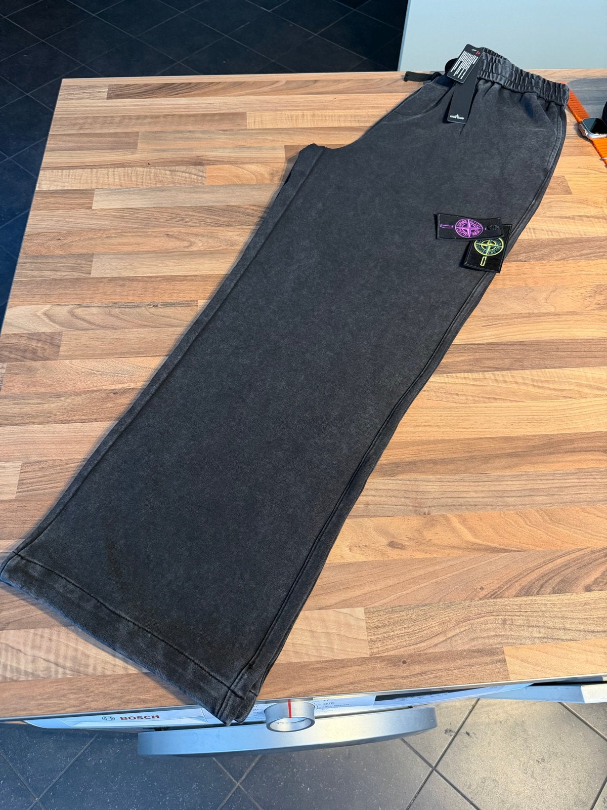 Stone Island Joggingbroek Zwart - Nieuw met labels, Ophalen of Verzenden, Nieuw, Maat 56/58 (XL), Zwart