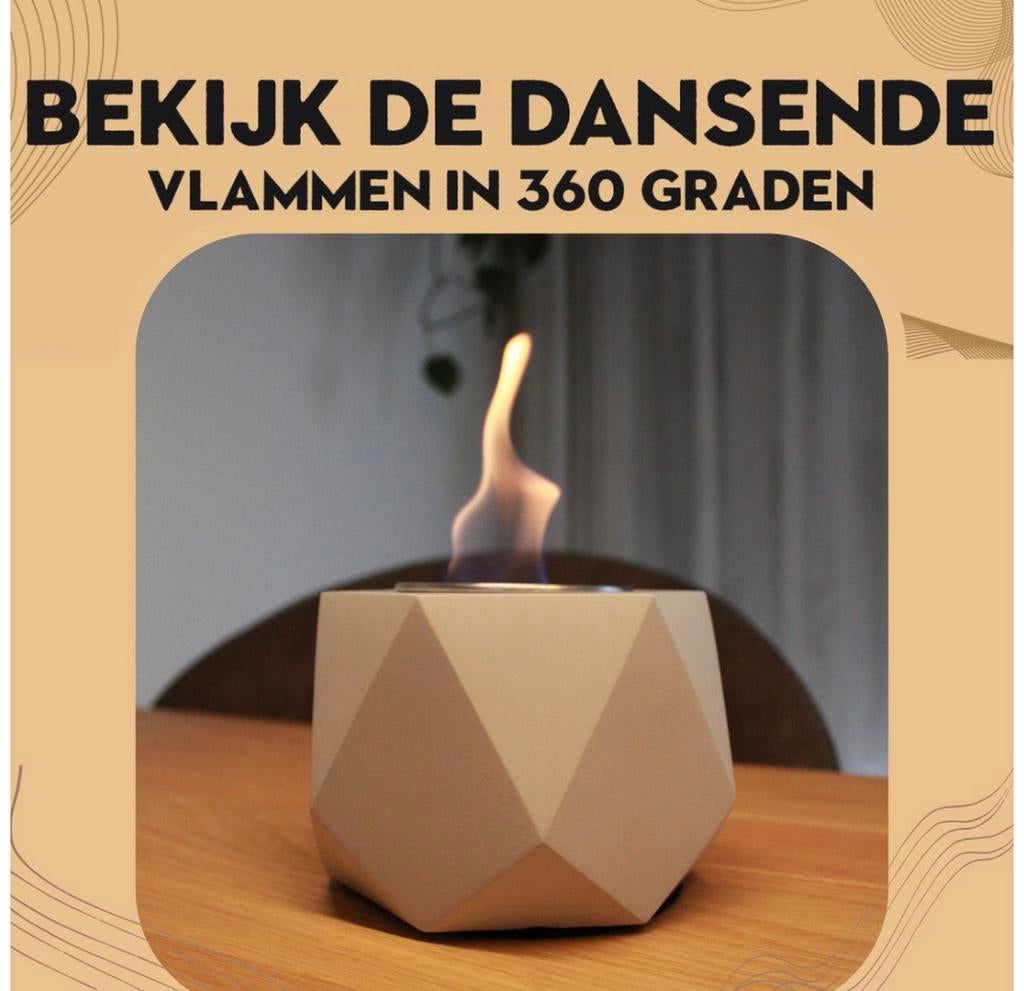 Sfeerhaard Tafelhaard bio-ethanol  Terrashaard Buitenhaard, Ophalen of Verzenden, Zo goed als nieuw