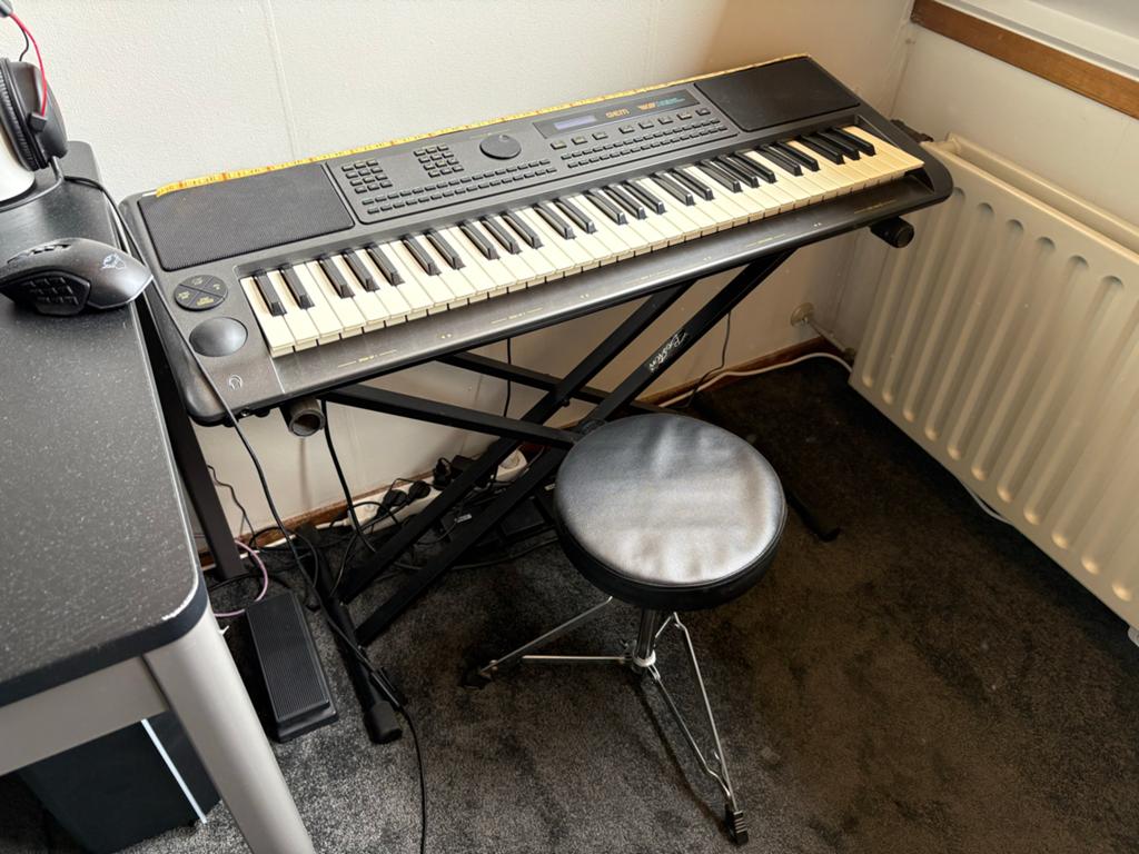 GEM WS1 Keyboard Workstation met koffer en standaard, Ophalen, Gem, Met standaard, 61 toetsen
