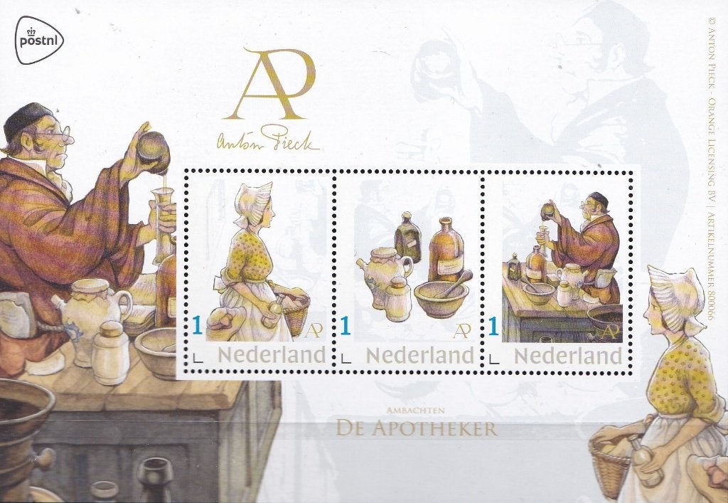 Anton Pieck – Ambachten: De Apotheker – MNH, Verzenden, Na 1940, Postfris