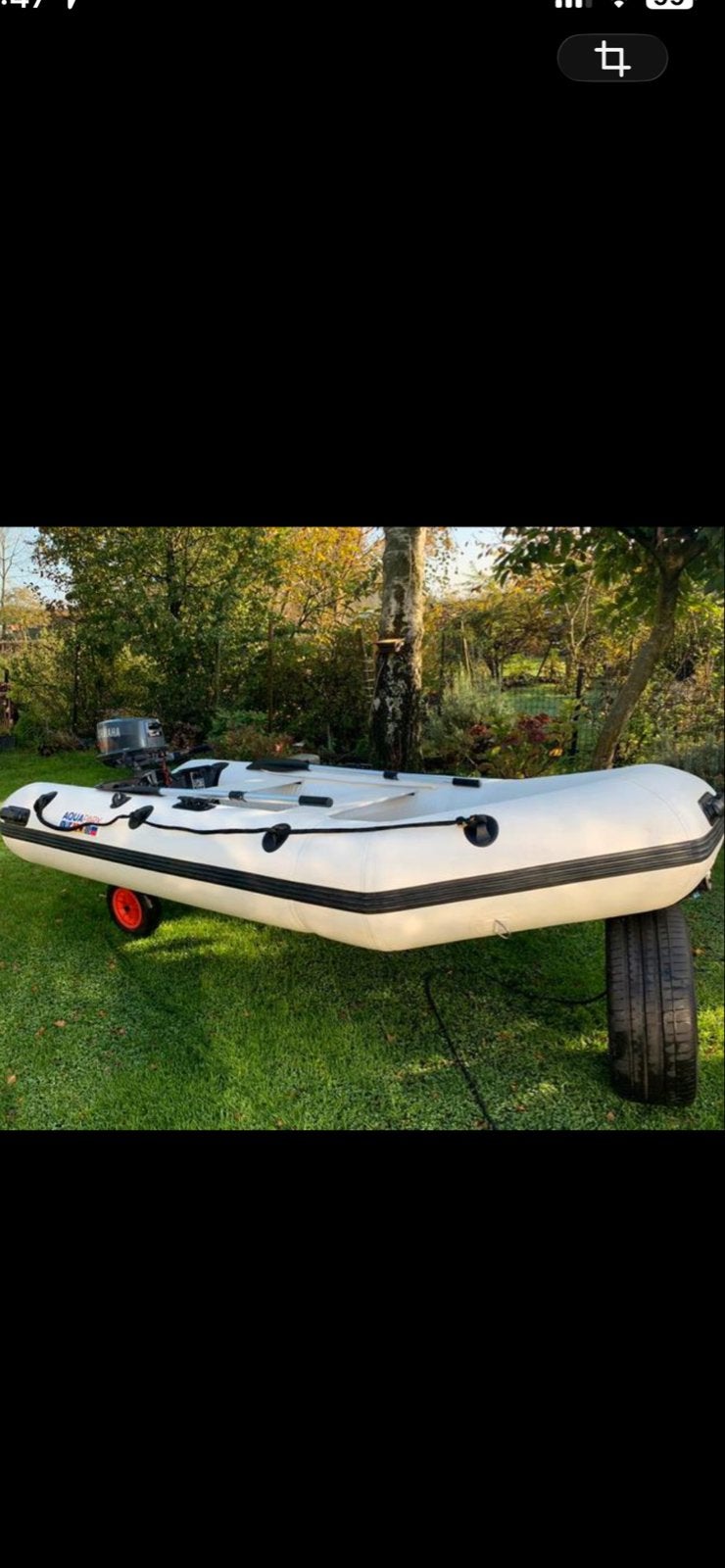 Nette rubberboot met Yamaha buitenboordmotor, Overige merken, Ophalen of Verzenden, Gebruikt, Inclusief motor