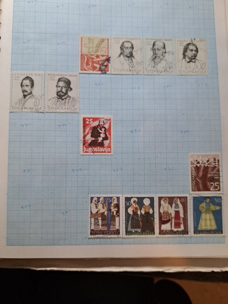 Map met zegels Joegoslavië zie foto's deel 2, Ophalen of Verzenden, Joegoslavië