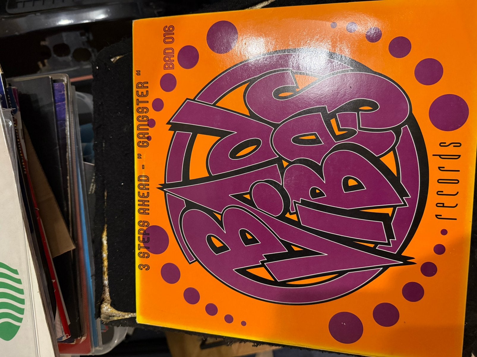 3 steps ahead gangster Bad vibes thunderdome, Ophalen of Verzenden, Zo goed als nieuw, 12 inch