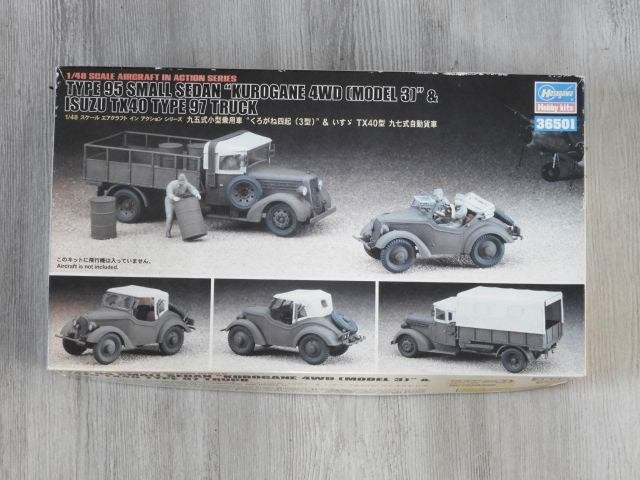 Isuzu Type 97 Truck & Kurogane 4WD cabrio staff car 1/48, Overige merken, Auto, 1:32 tot 1:50, Nieuw