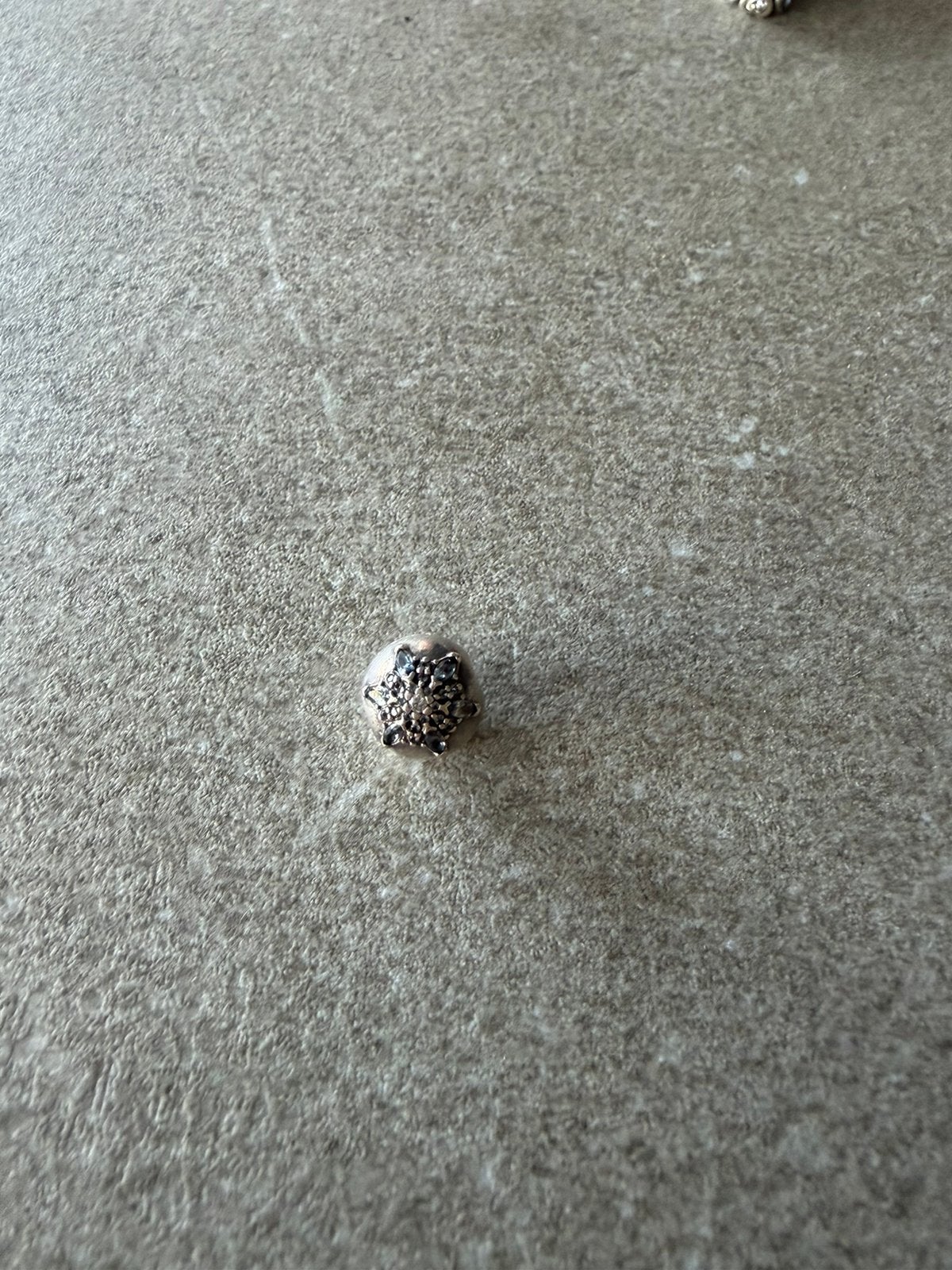 Pandora bedel, snow flake. Clip, Sieraden, Tassen en Uiterlijk, Ophalen of Verzenden, Zo goed als nieuw, Zilver, Pandora