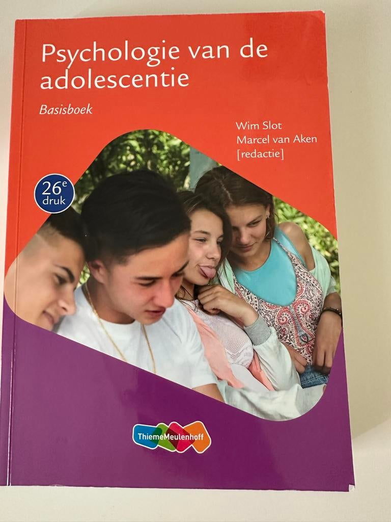 Psychologie van de adolescentie - Basisboek, Boeken, Ophalen of Verzenden, Gamma, Zo goed als nieuw, HBO