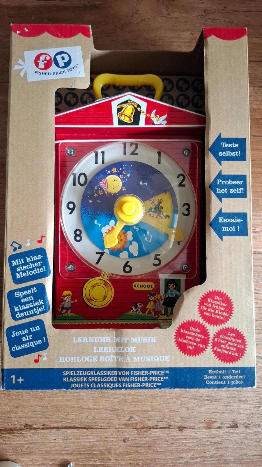 Fisher-Price Muzikale Leerklok, Ophalen of Verzenden, Nieuw, Overige typen, Met geluid