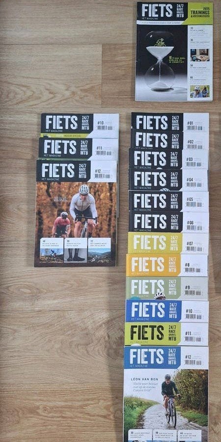Fiets magazines 2024 + 2025 /  tijdschriften, Ophalen of Verzenden, Zo goed als nieuw, Sport en Vrije tijd