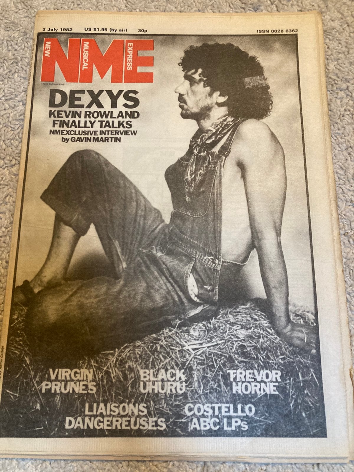 NME 1982 VIRGIN PRUNES Trevor Horne BLACK UHURU Dexy’s Midni, Ophalen of Verzenden, Gelezen, Muziek, Film of Tv