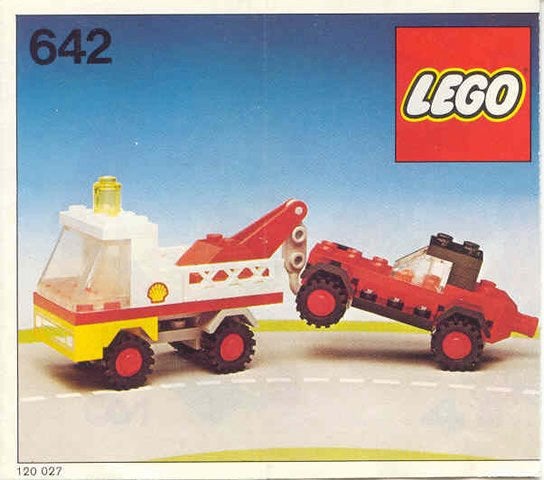 LEGO 642 - Tow Truck and Car, Lego, Info@lego.nl, Ophalen of Verzenden, Complete set