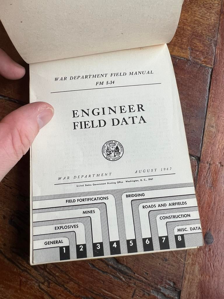 WO2 Amerikaans voorschrift Genie Voertuig Engineer Bruggen, Verzamelen, Amerika, Ophalen of Verzenden, Boek of Tijdschrift