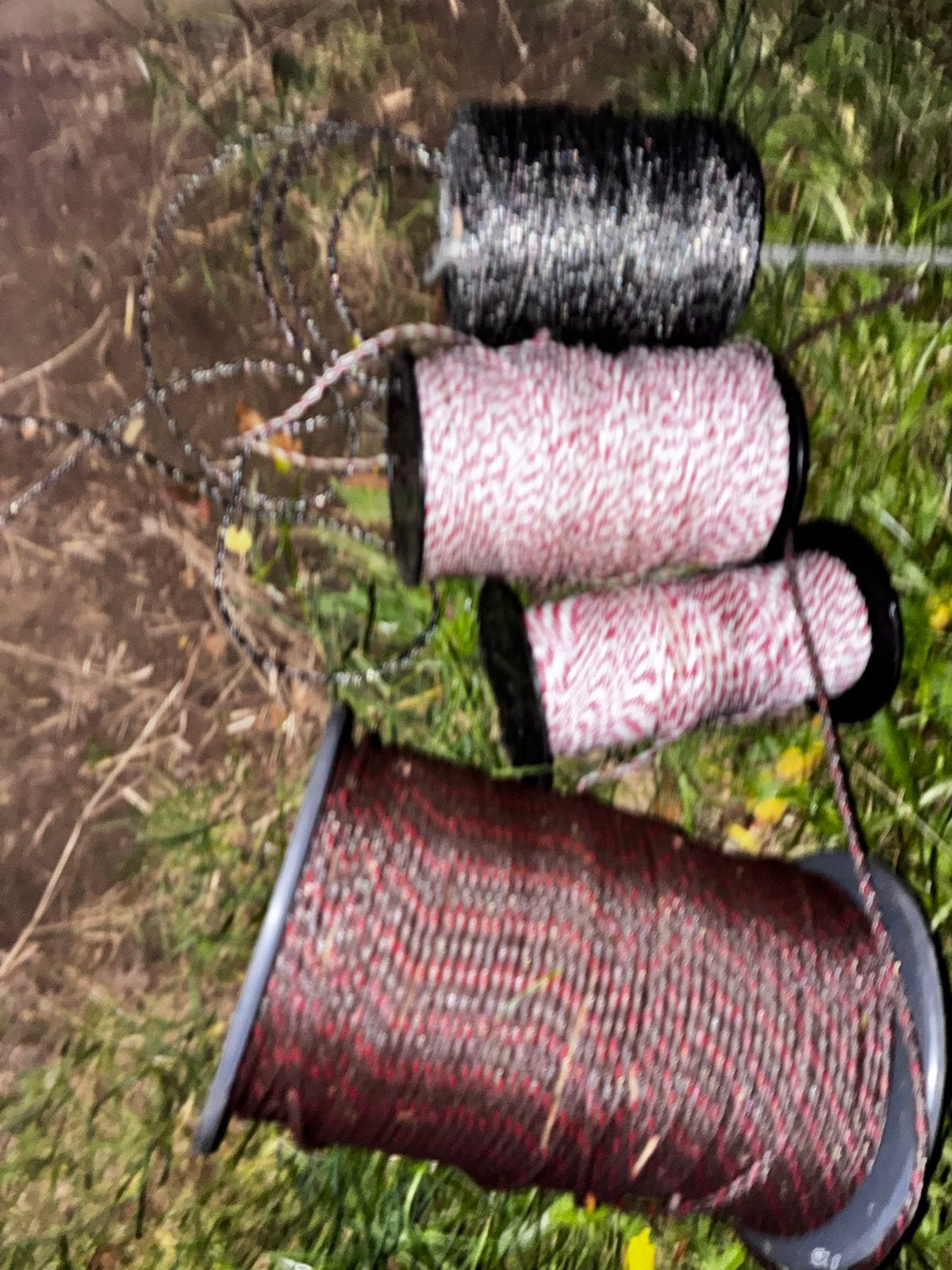 Diverse rollen schrikdraad, nieuw 500-700 m, Ophalen, Nieuw