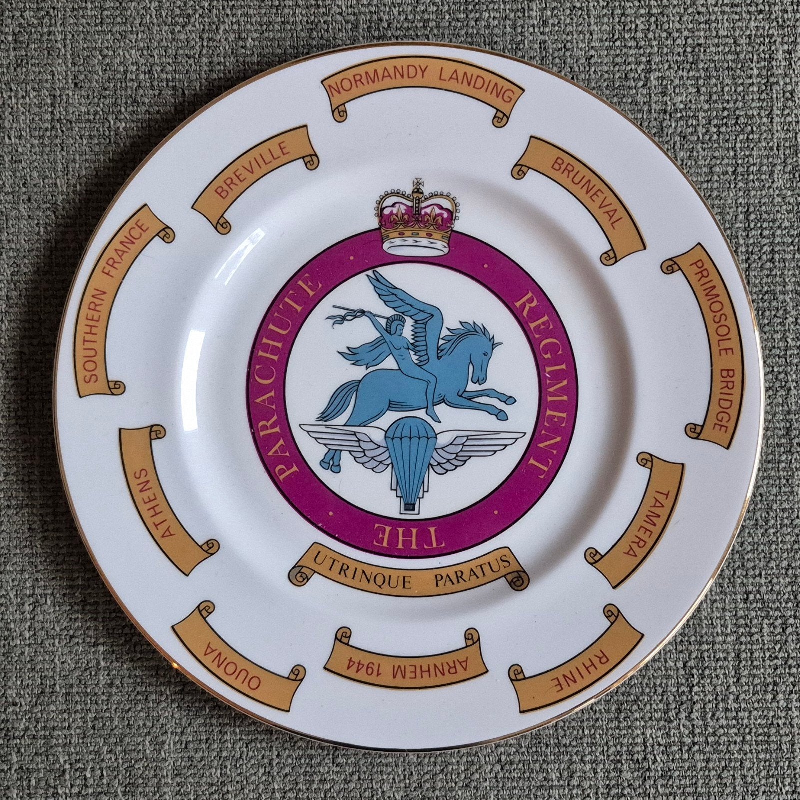 Airborne Herdenkingsbord The Parachute Regiment, Ophalen of Verzenden