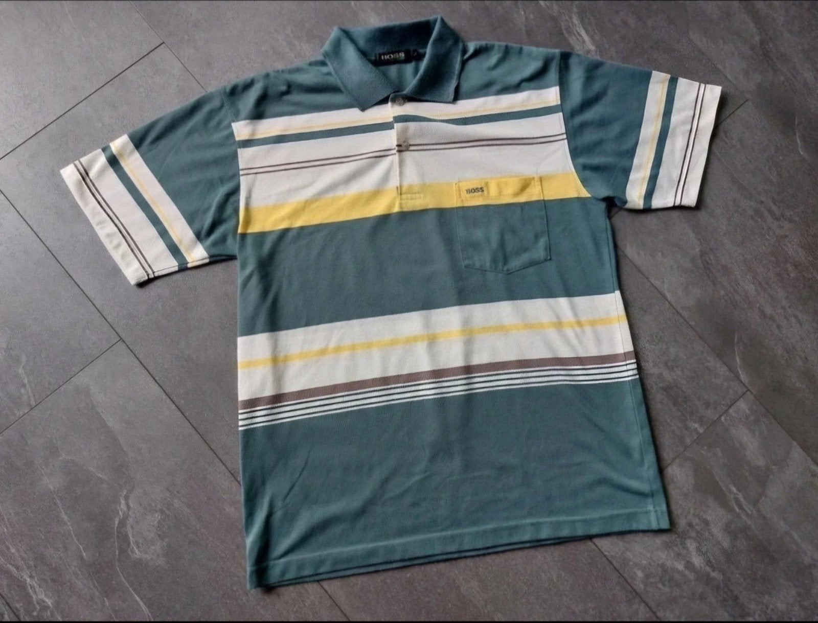 Boss heren polo, Ophalen of Verzenden, Zo goed als nieuw, Maat 52/54 (L), Hugo Boss