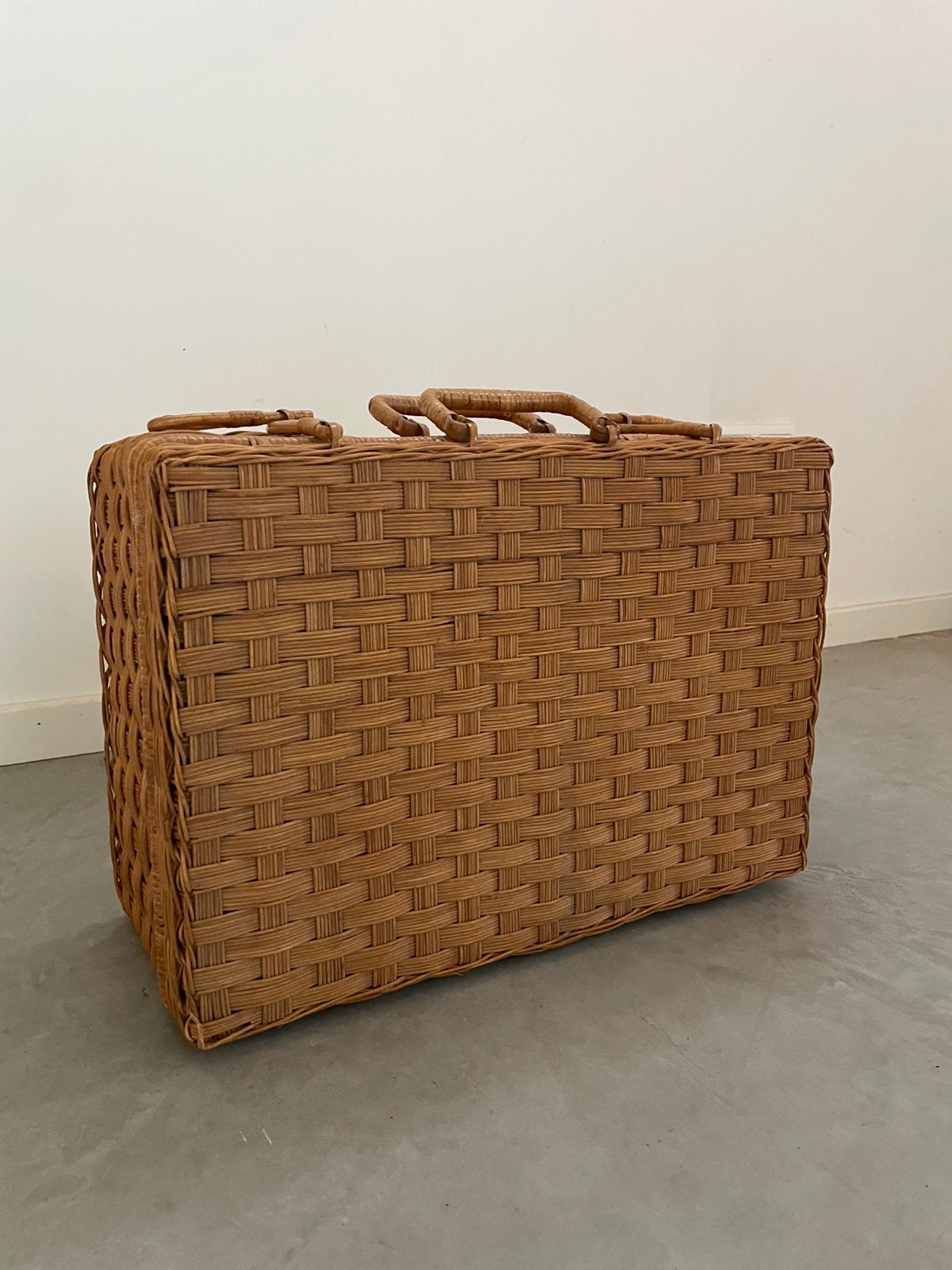 (Picknick) mand / vintage koffer, Ophalen, Zo goed als nieuw