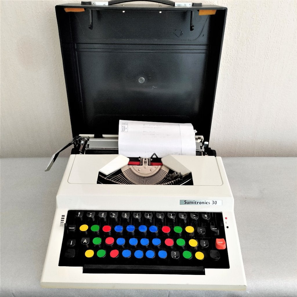 Vintage Sumitronics Typmachine jaren 1970, Ophalen of Verzenden