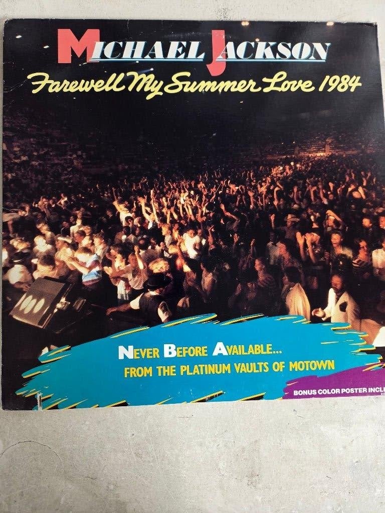 Vinyl lp MICHAEL JACKSON: FAREWELL MY SUMMER LOVE 1984, LP, Gebruikt, Pop, Inclusief insert