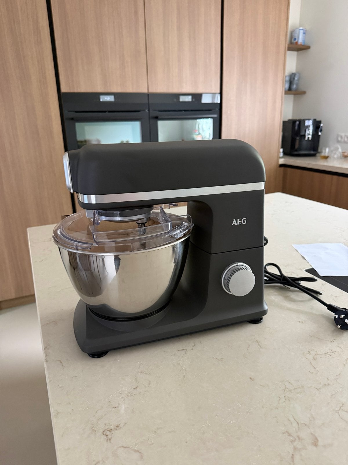 AEG Keukenmachine KM5-1-4BPT -  Nieuw, Witgoed en Apparatuur, Keukenmixers, Nieuw, 4 liter of meer, 3 snelheden of meer, Vaatwasserbestendig