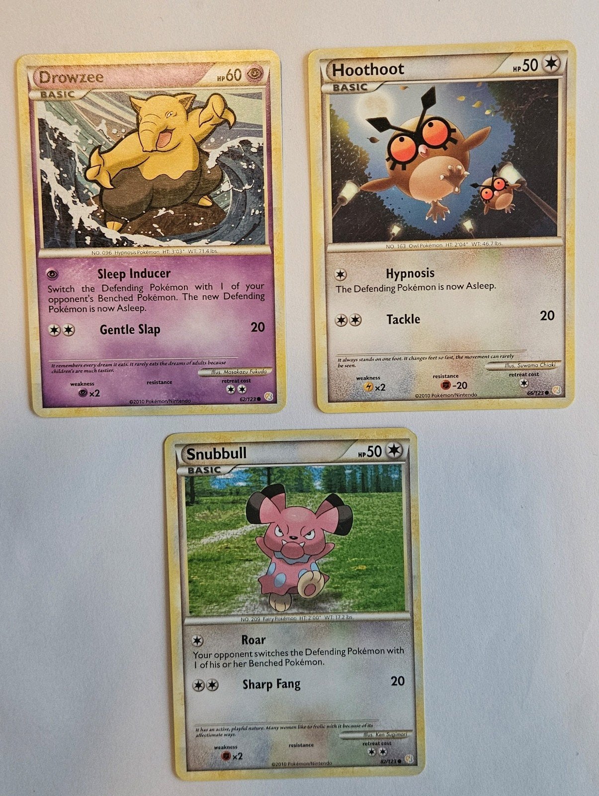 Pokémon HeartGold & SoulSilver #62, #66 & #82, Ophalen of Verzenden