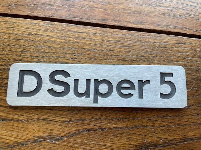 Citroën ID DS, Kofferklep-embleem D Super 5, Ophalen of Verzenden, Gebruikt, Citroën