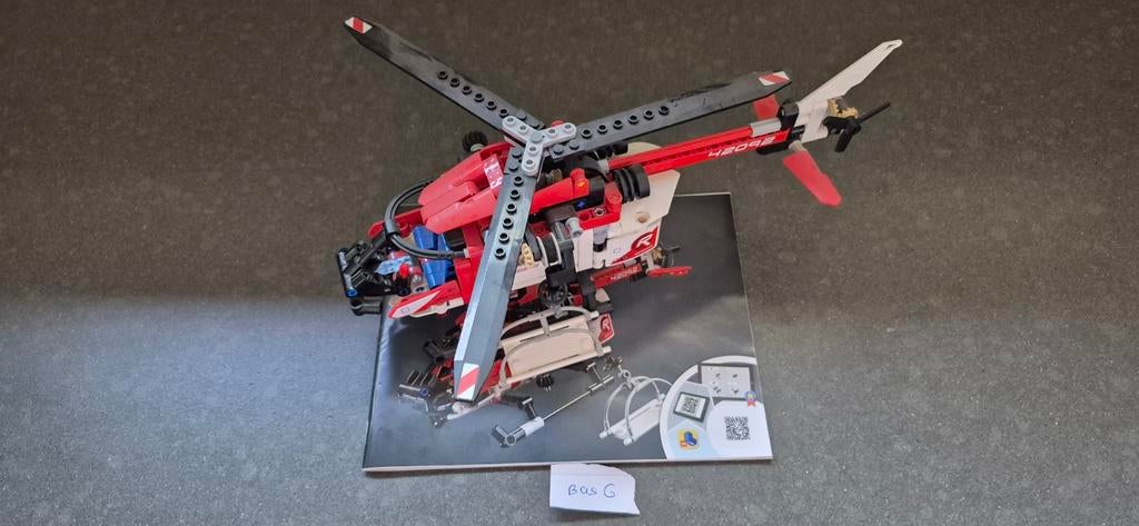 Lego Technic 42092 Helikopter, Gebruikt, Lego, Ophalen of Verzenden, Technic