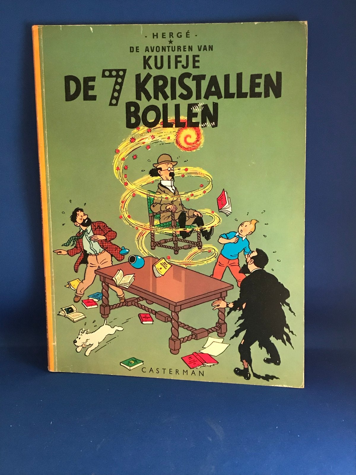 Kuifje: De 7 Kristallen Bollen - Eerste Druk (Casterman), Eén stripboek, Ophalen, Gelezen