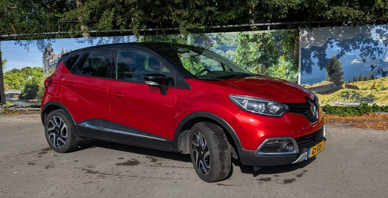 Renault Captur 1.5 DCI 110 2015 Rood, Voorwielaandrijving, Zwart, 4 cilinders, 1165 kg