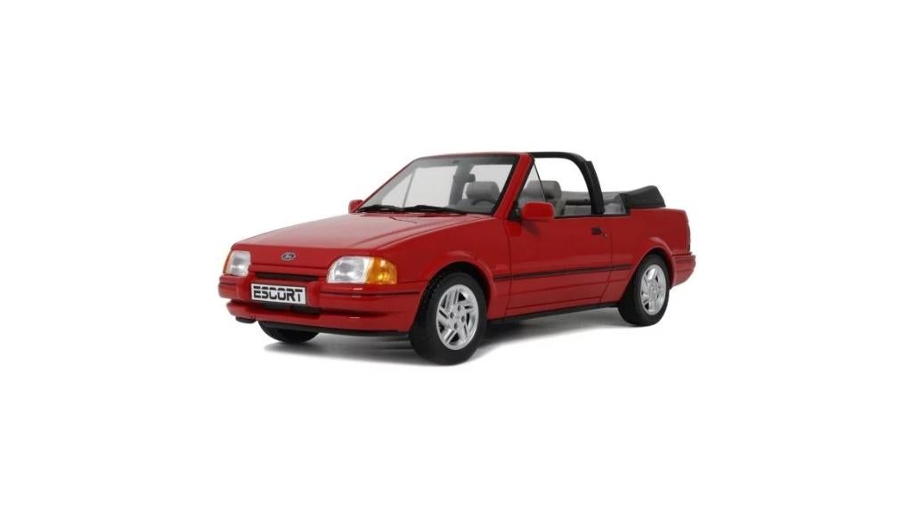 Ford Escort Mk4 XR3i Cabriolet Flamenco-Rot 1986 /OttOmobile, OttOMobile, Rue de L' Ecusson 2, 56120 Josselin France, Nieuw, Ophalen of Verzenden