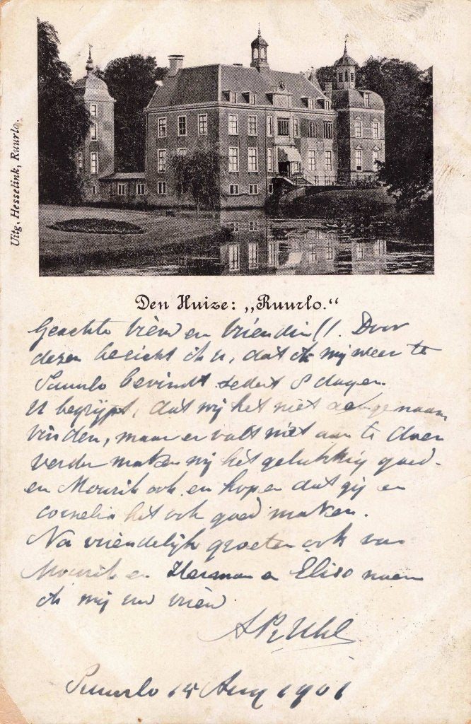 Ruurlo Den Huize Ruurlo M8217, Ophalen, Voor 1920, Gelopen, Gelderland