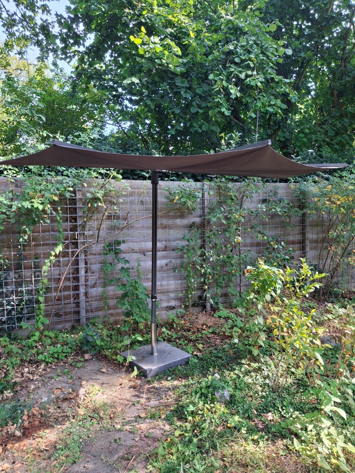 Madison Sun Wave balkon parasol, Ophalen, Gebruikt, 2 tot 3 meter, Kantelbaar