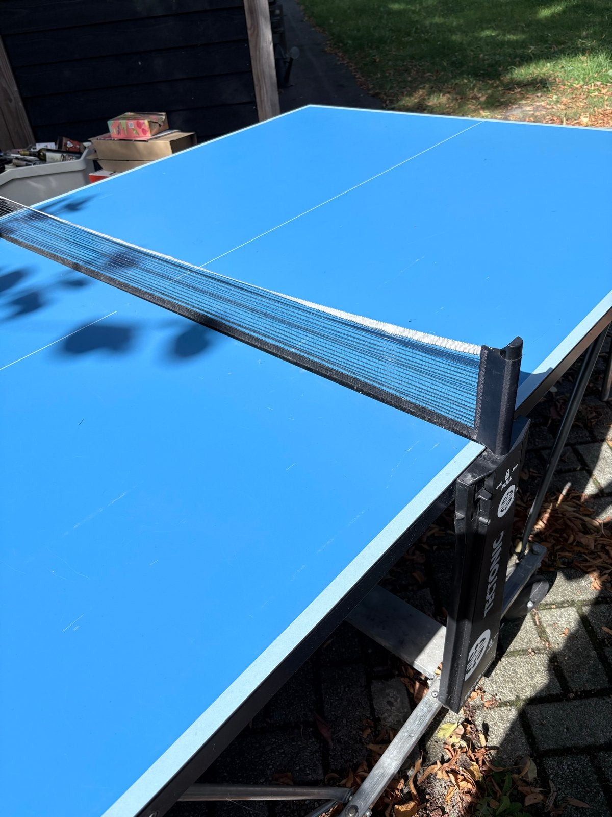 Tafeltennis tafel opklapbaar en verrijdbaar, Ophalen of Verzenden, Gebruikt, Tafel Outdoor, Inklapbaar