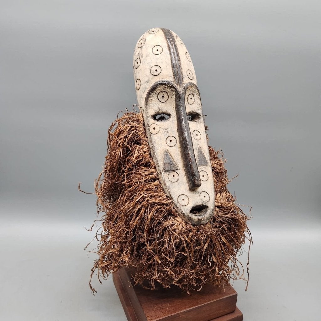 260612 Mooi klein Afrikaans Fang masker uit Gabon., Ophalen of Verzenden