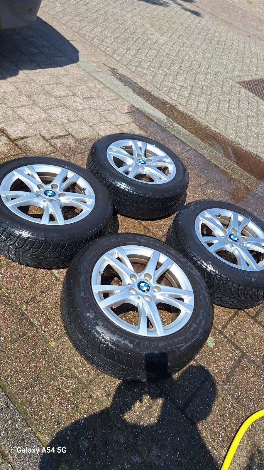 BMW Active Tourer Winterbanden met Velgen - Goodyear, Auto-onderdelen, Ophalen, Gebruikt, Banden en Velgen, Winterbanden