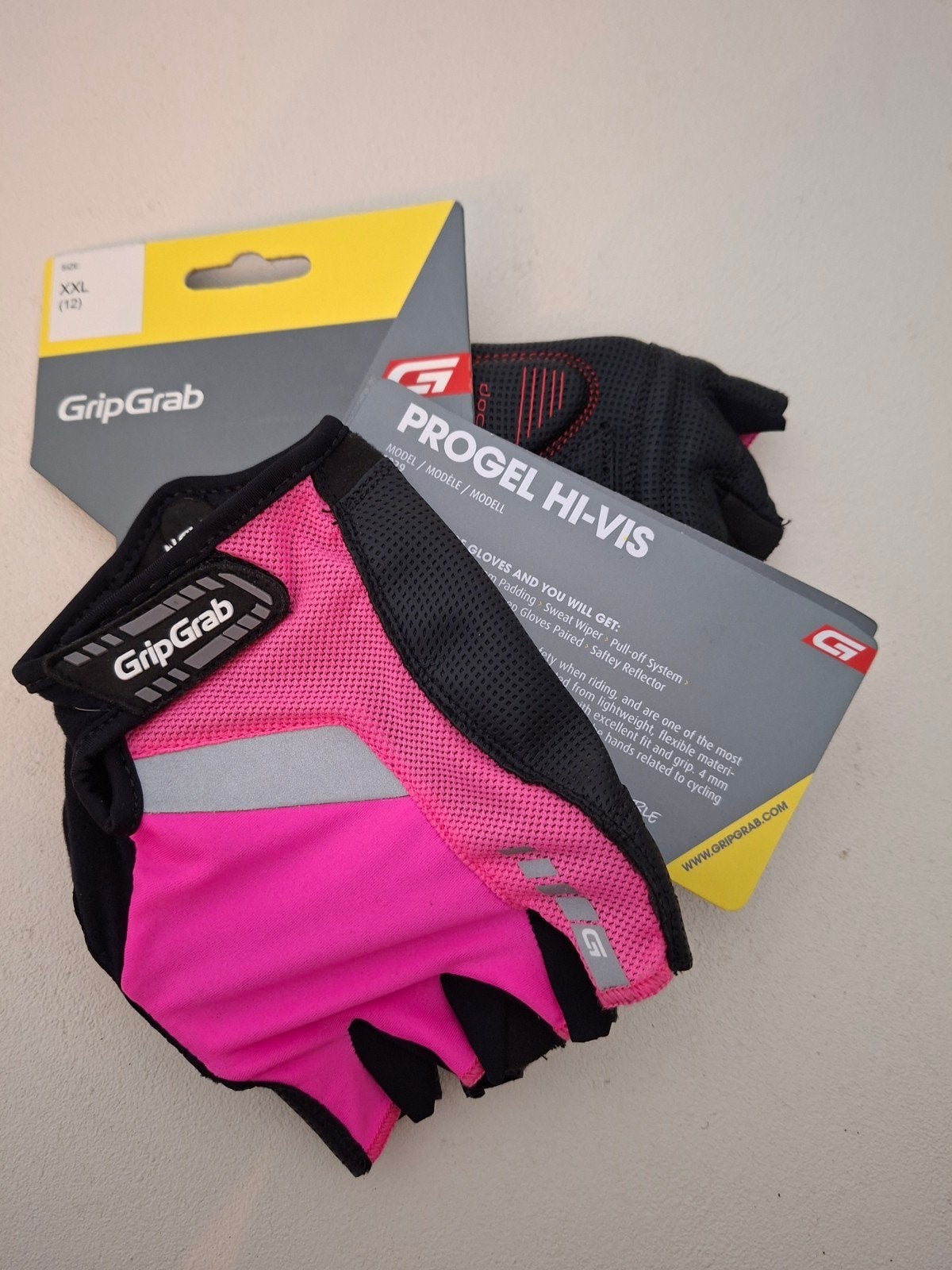 Nieuwe GripGrab Progel Hi-Vis fiets handschoenen XXL, Lystrupvej 24, 8240 Risskov, Denmark, Info@gripgrab.com, Nieuw, Ophalen of Verzenden