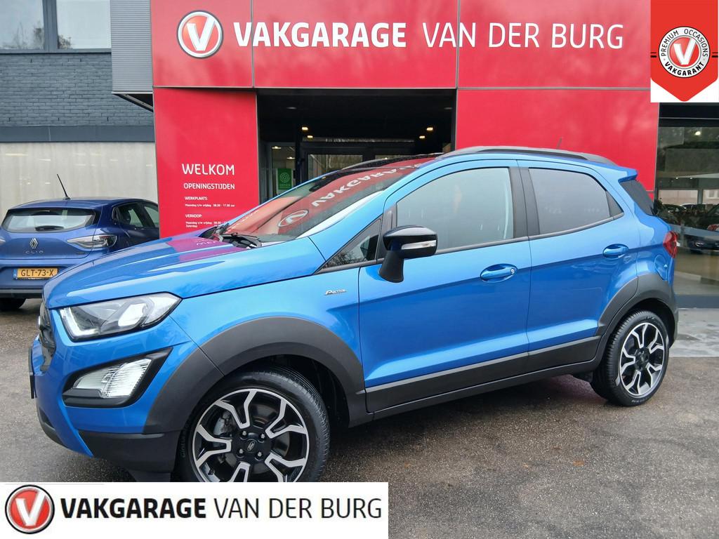 Ford EcoSport 1.0 EcoBoost Active Leder Navi Winterpack, Auto's, Ford, Voorwielaandrijving, 12 maanden, 125 pk, Gebruikt