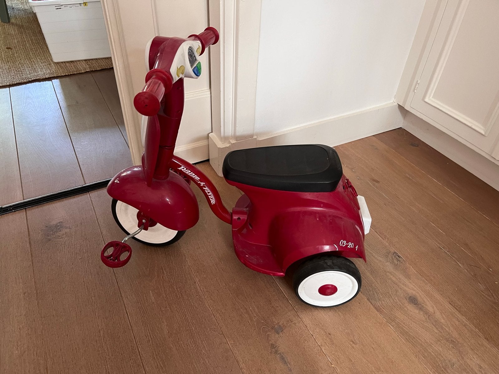 Radio Flyer loopfiets/trapfietsje rood, Ophalen of Verzenden, Gebruikt, Loopfiets