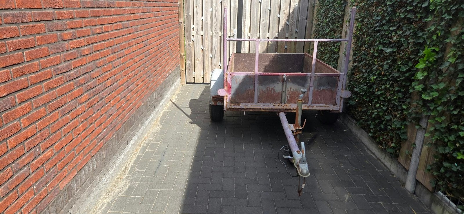Aanhanger gebruikt, Ophalen, Gebruikt, Hout