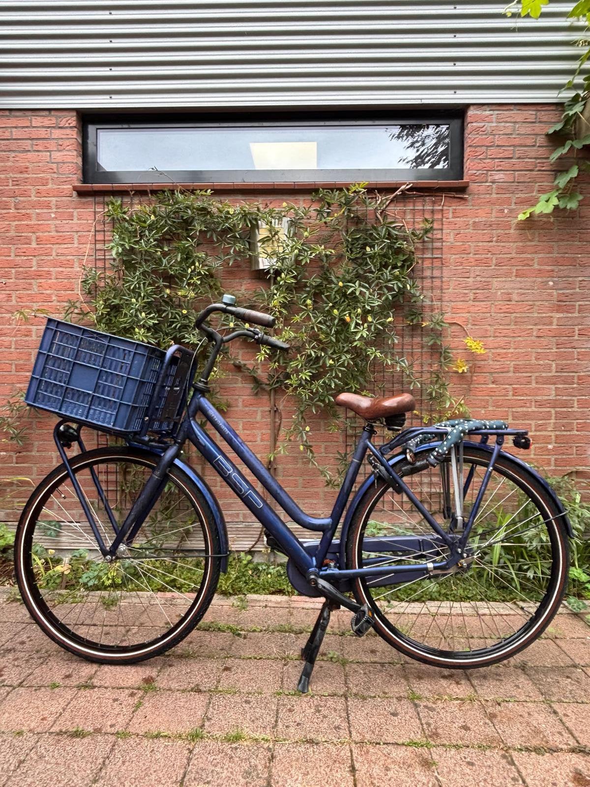 Blauwe fiets vanaf 1.50.weinig gebruikt, Ophalen, Gebruikt, Terugtraprem, Versnellingen