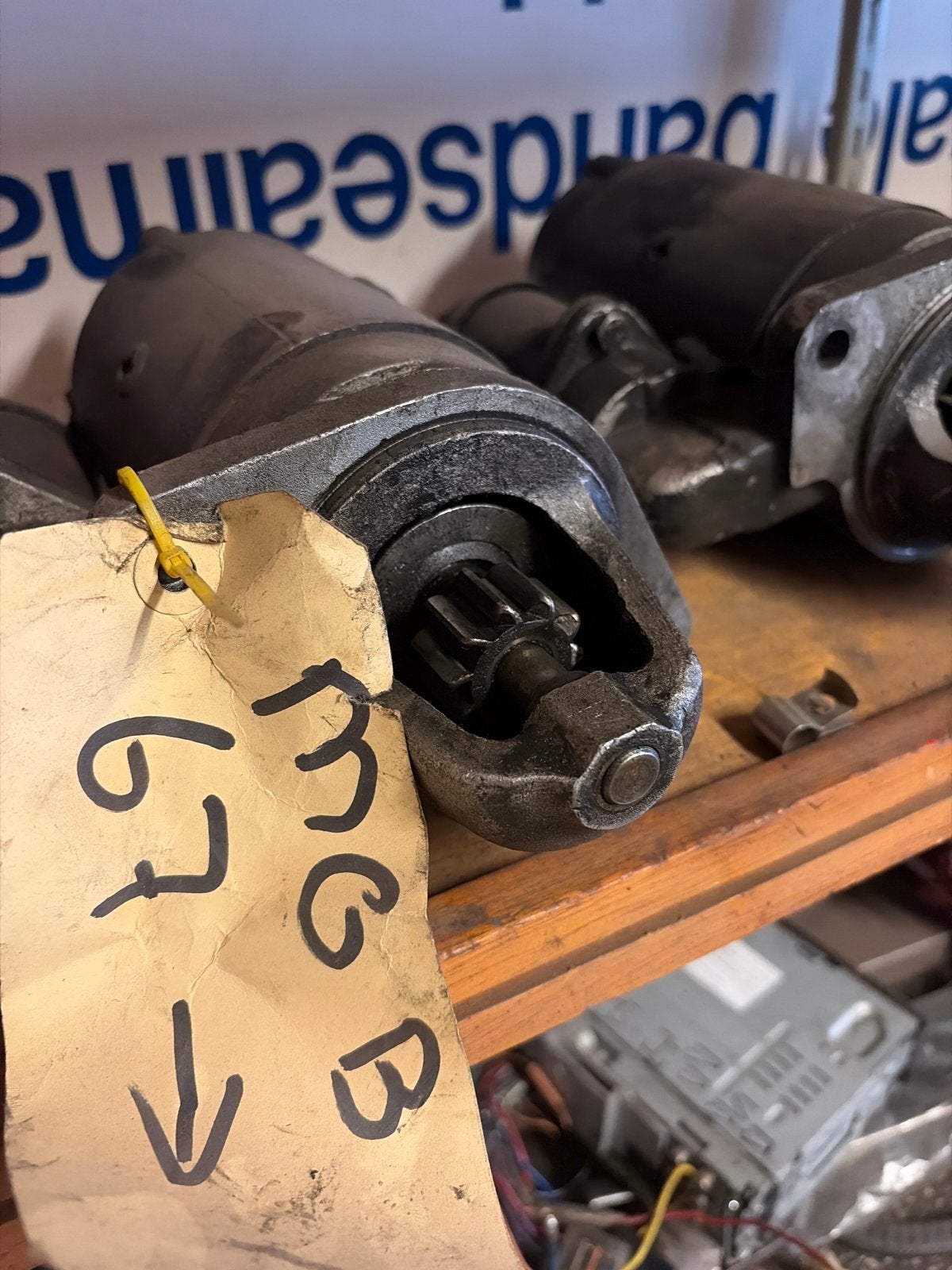 2 MGB startmotoren en dynamo - Oldtimer onderdelen, Ophalen of Verzenden, Gebruikt, MG