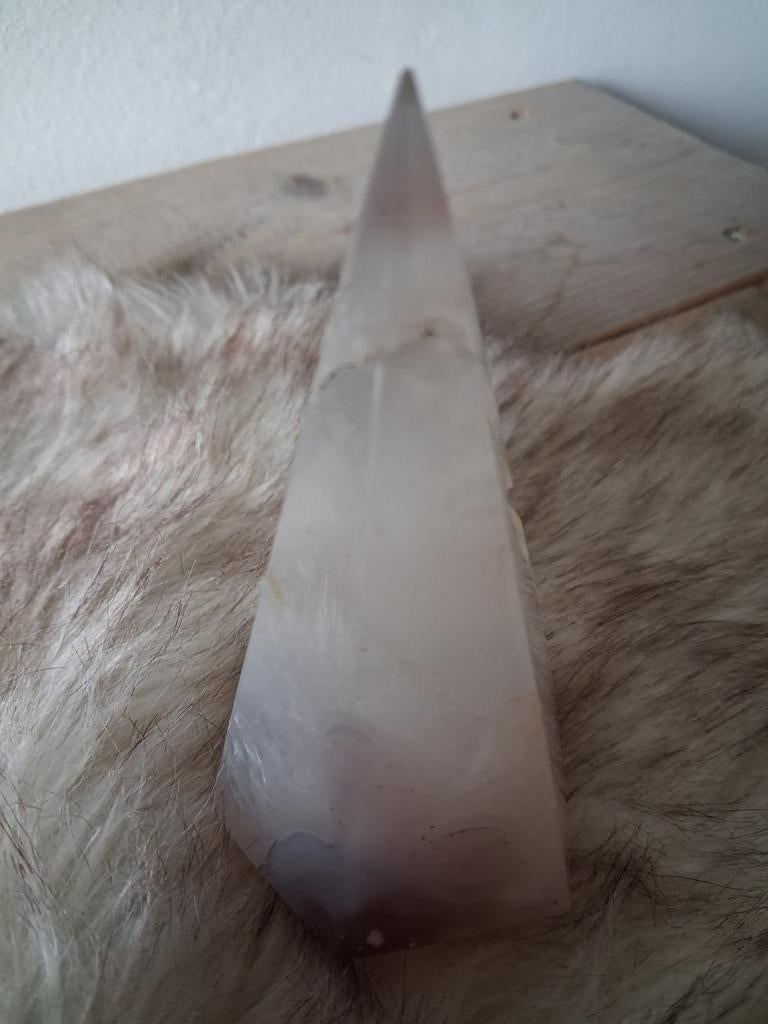 Prachtige Agaat Obelisk - 10 cm hoog, Ophalen of Verzenden, Mineraal