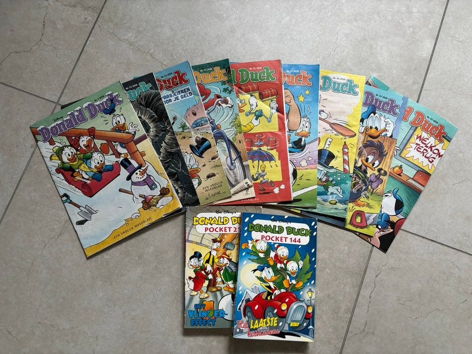 Donald Duck stripboeken en pockets - Diverse uitgaven, Meerdere stripboeken, Ophalen of Verzenden, Gelezen
