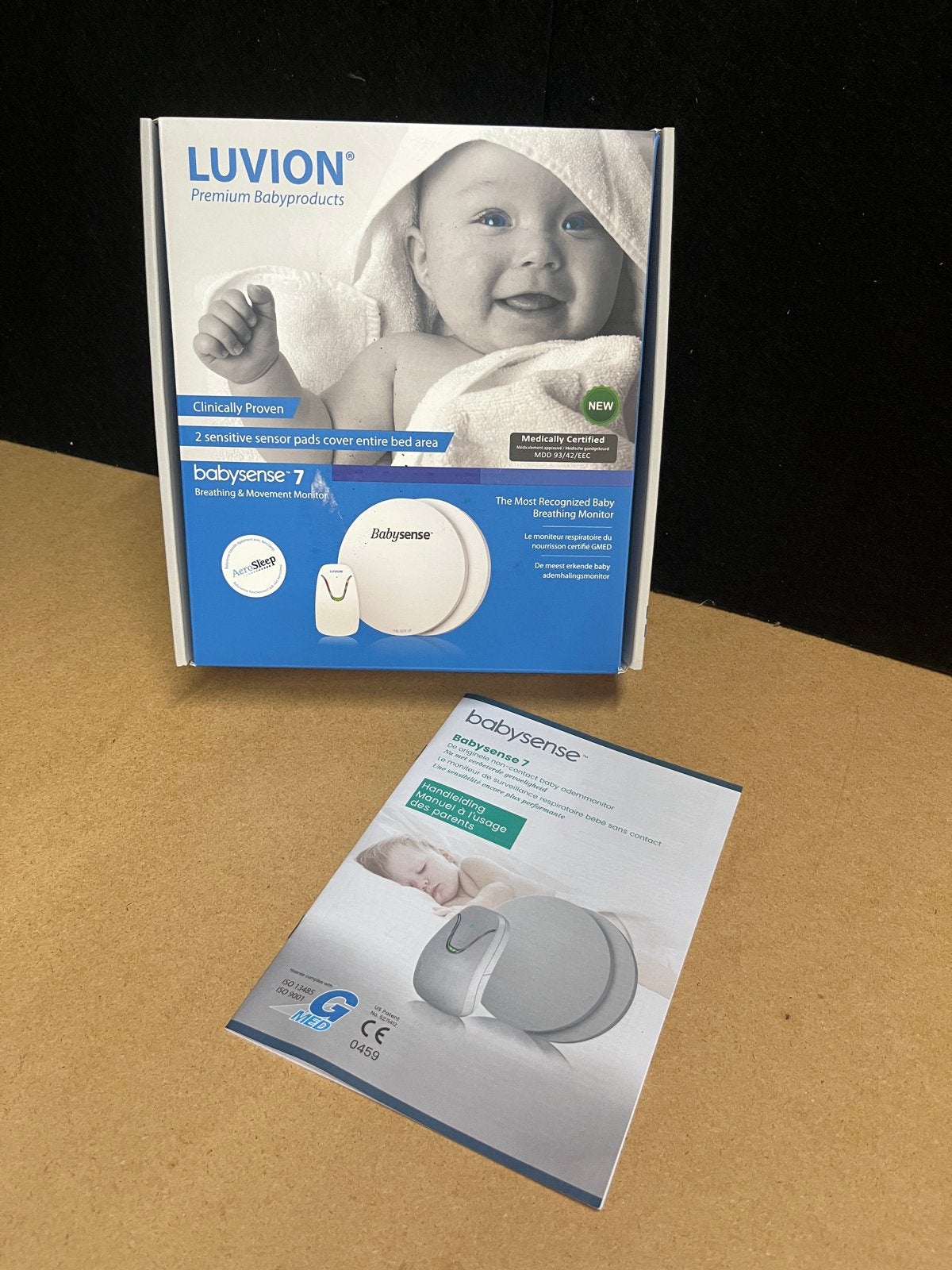 Luvion Babysense 7 Ademhalings- en Bewegingsmonitor ZGAN, Ophalen of Verzenden, Zo goed als nieuw, Minder dan 100 meter, Digitaal