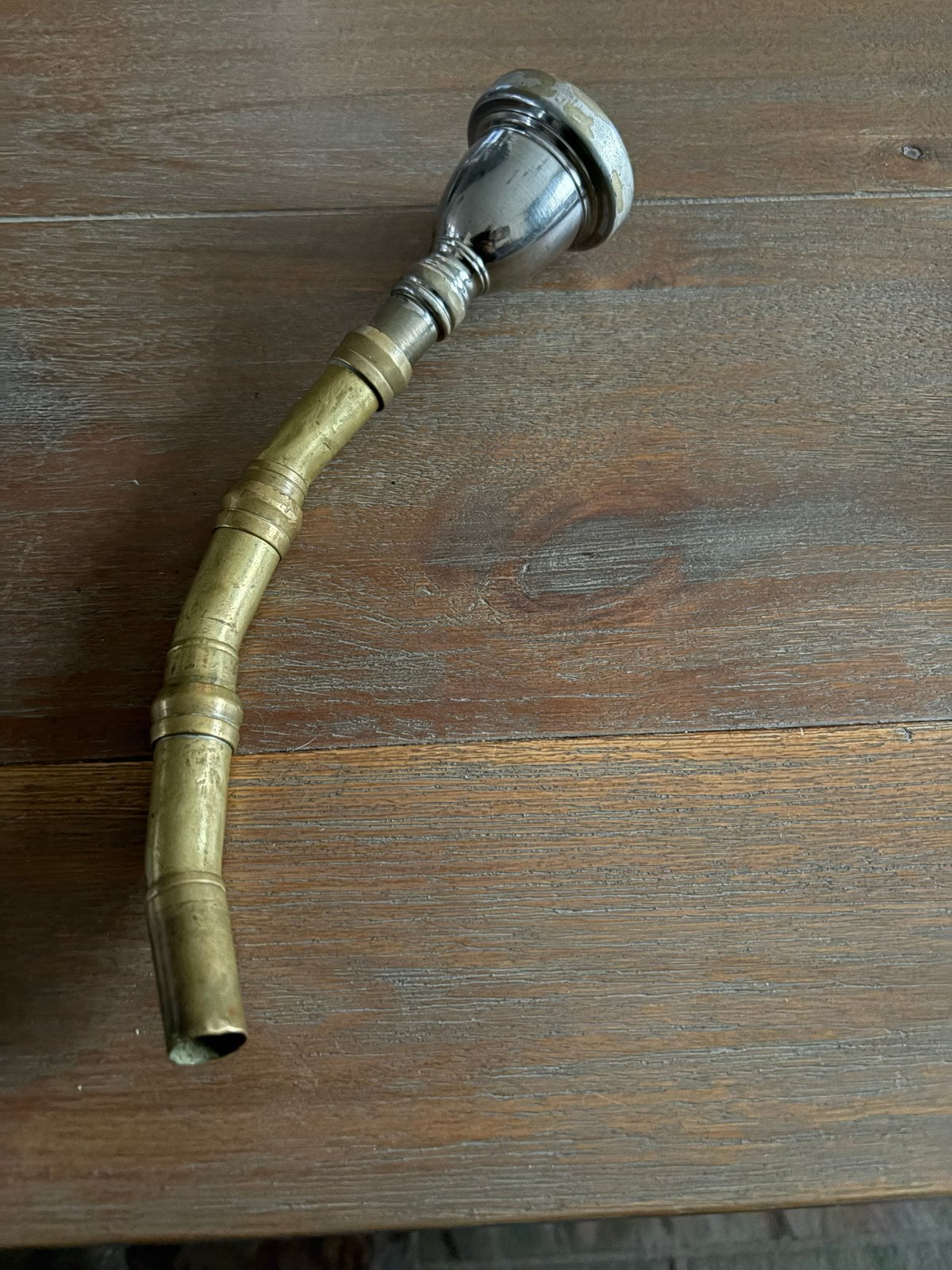 Vintage Sousafoon Mondstuk met Tuning Bits (Stembitjes Bocht, Ophalen of Verzenden, Gebruikt, Overige typen