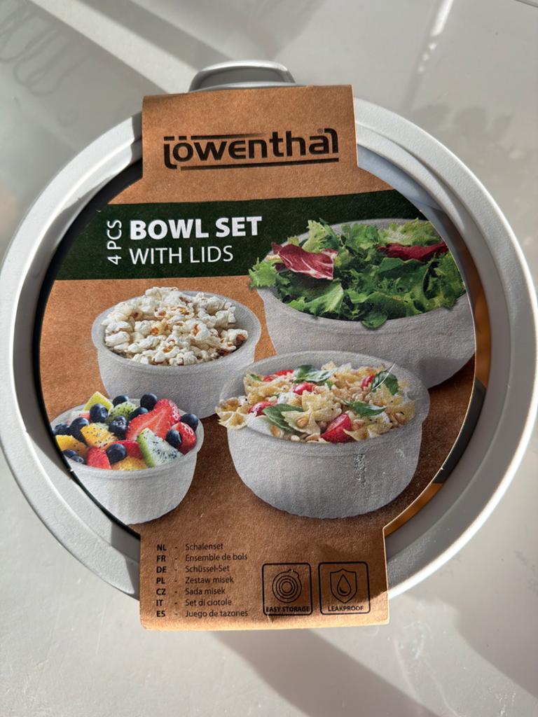 Löwenthal 4-delige kommenset met deksels - BPA-vrij, Overige typen, Kunststof, Nieuw, Ophalen of Verzenden