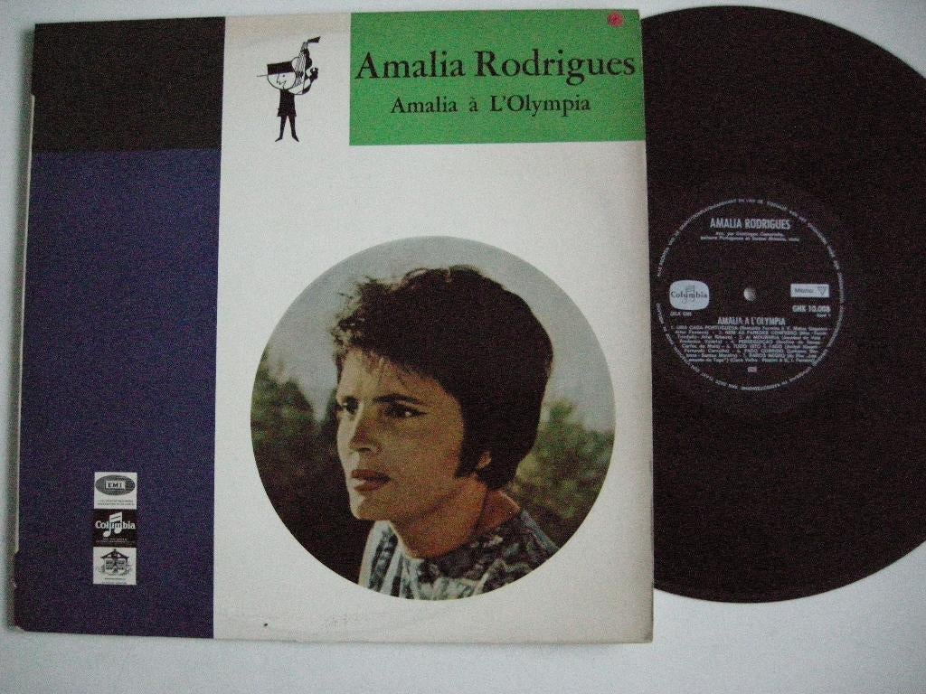 Amalia Rodrigues Amalia a L'Olympia - LP vinyl zgan, Ophalen, Zo goed als nieuw, 12 inch