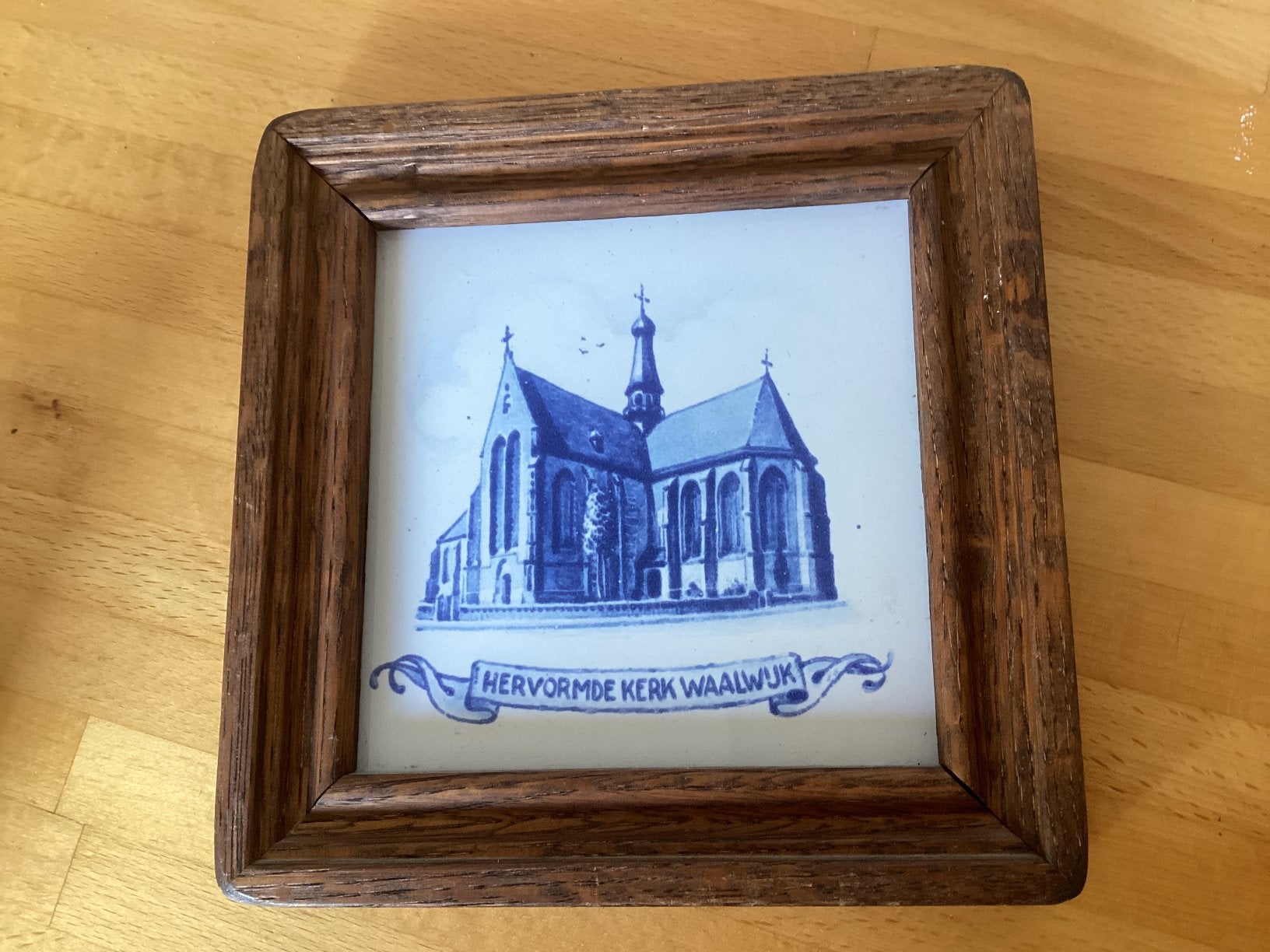 Waalwijk Hervormde Kerk // tegel Westraven Utrecht, Ophalen of Verzenden