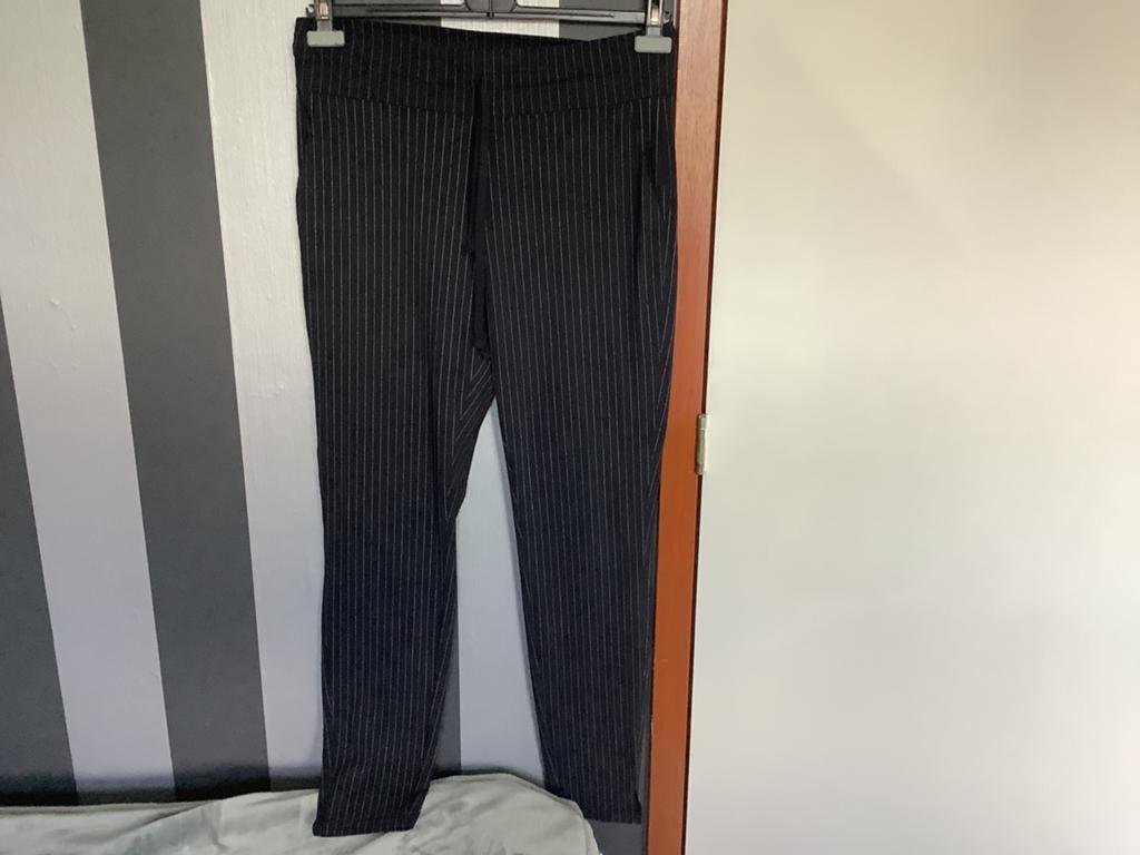 Studio Anneloes  Broek Zwart Wit Gestreept XL zomer dikte, Zwart, Maat 46/48 (XL) of groter, Ophalen of Verzenden, Lang
