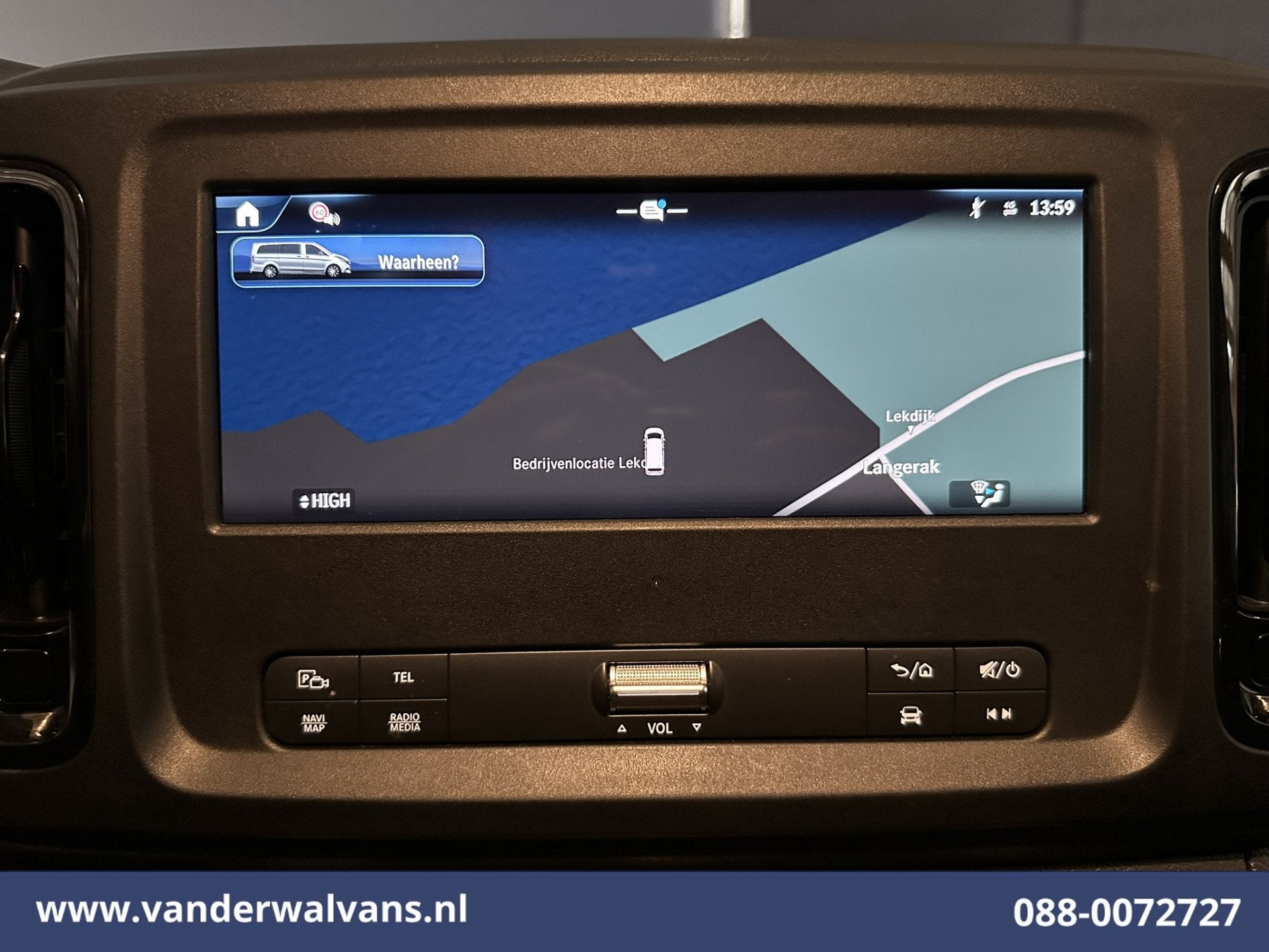 Mercedes-Benz Vito 116 CDI 164pk L2H1 2025 MODEL Euro6 Airco, Gebruikt, 4 cilinders, Wit, Mercedes-Benz