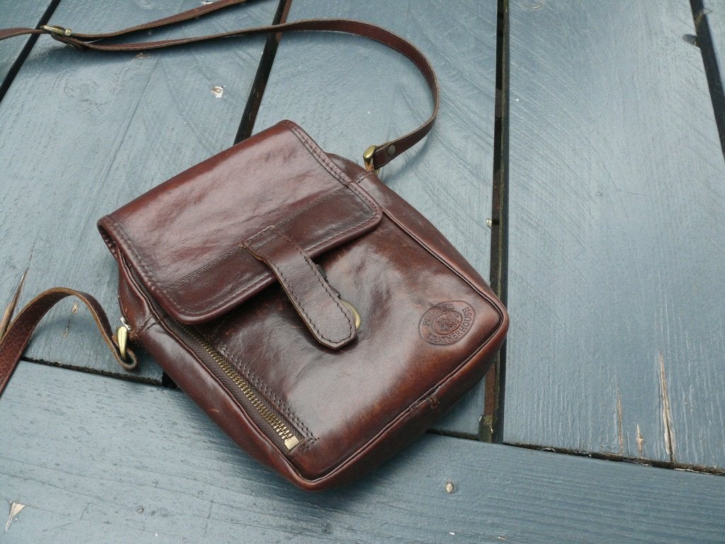 Burkely's leatherhouse bruine tas als nieuw, Ophalen of Verzenden, Zo goed als nieuw, Bruin, Handtas