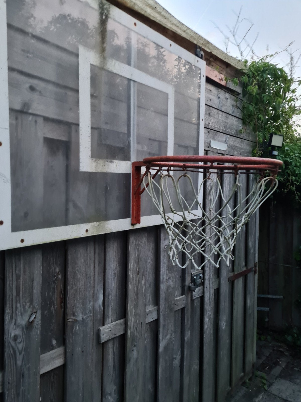 Basketbalnet met bord en ring, Sport en Fitness, Basketbal, Ophalen